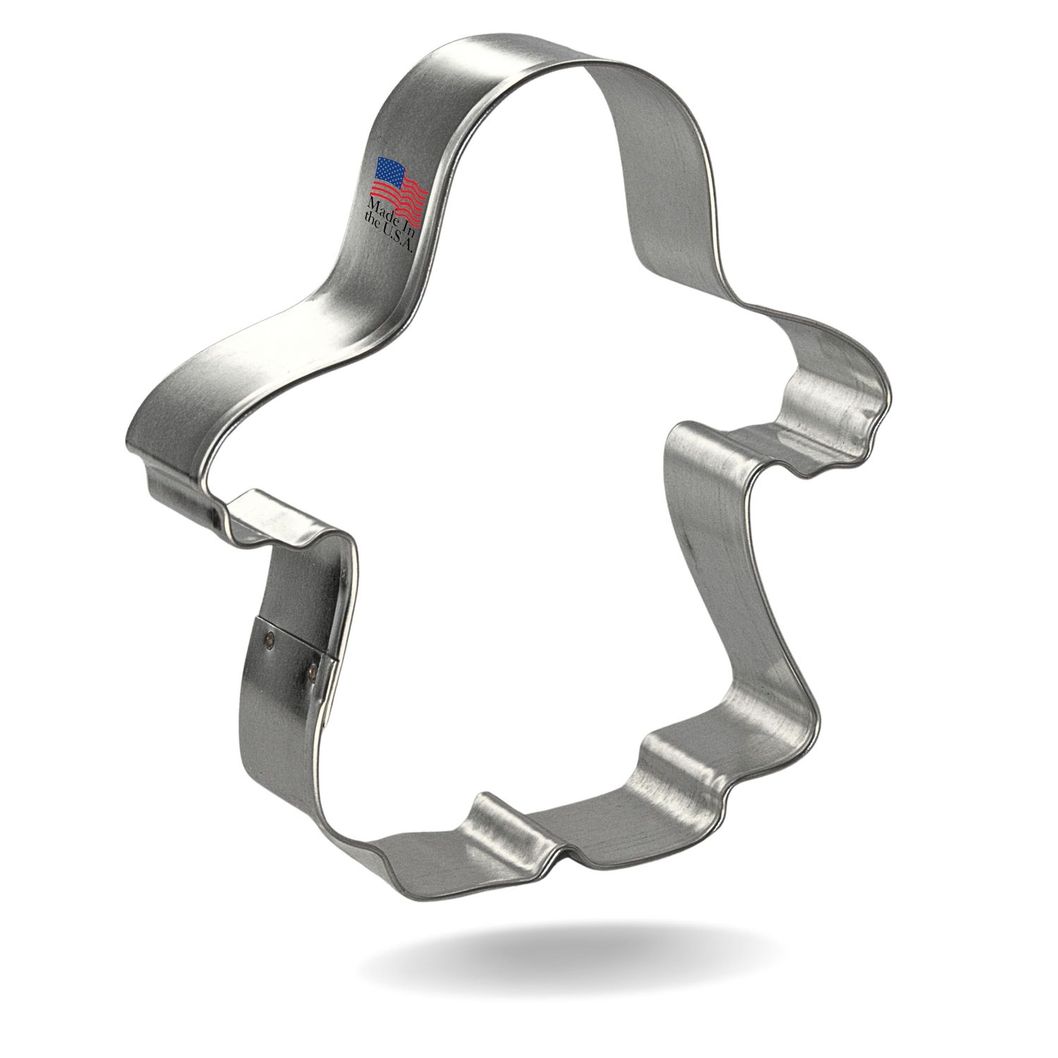Ghost Trick-or-Treater Stainless Steel Cookie Cutter 4.25 in S1636