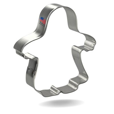 Ghost Trick-or-Treater Stainless Steel Cookie Cutter 4.25 in S1636 Ghost Trick-or-Treater Stainless Steel Cookie Cutter 4.25 in S1636