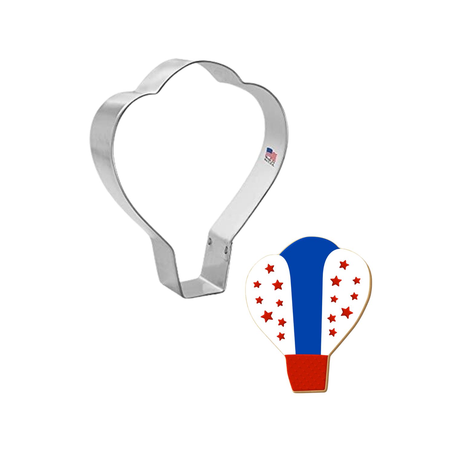 Hot Air Balloon Stainless Steel Cookie Cutter 4 In. S1178