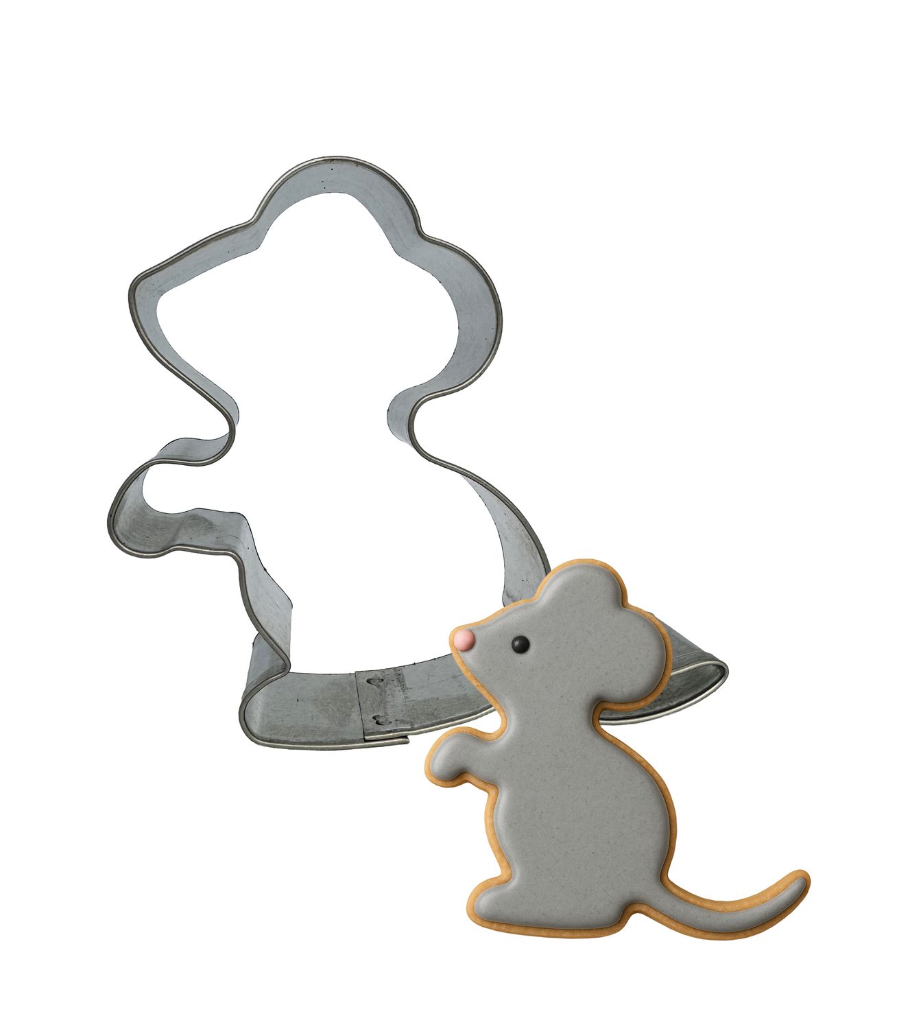 Mouse Stainless Steel Cookie Cutter 3 in S1801