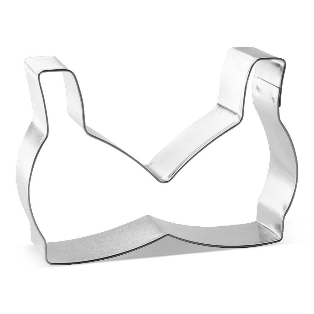 Bikini Top Stainless Steel Cookie Cutter 3.75 in S1708
