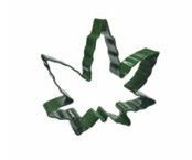 Poly Resin Marijuana Leaf Cookie Cutter 4 in Green PR0823G Poly Resin Marijuana Leaf Cookie Cutter 4 in Green PR0823G