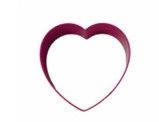 Poly Resin Heart Cookie Cutter Red 3 in PR953F Poly Resin Heart Cookie Cutter Red 3 in PR953F