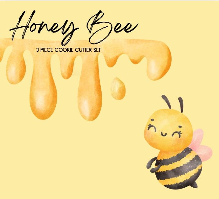 Mason Honey Jars and Bee Cookie Cutter 3 Pc Box Set L9053 Mason Honey Jars and Bee Cookie Cutter 3 Pc Box Set L9053