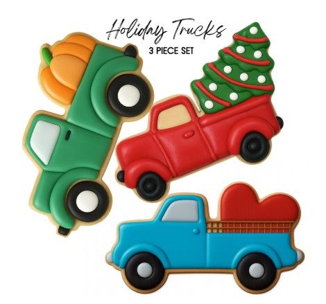 Holiday Truck Cookie Cutter 3pc Box Set L9055 Holiday Truck Cookie Cutter 3pc Box Set L9055