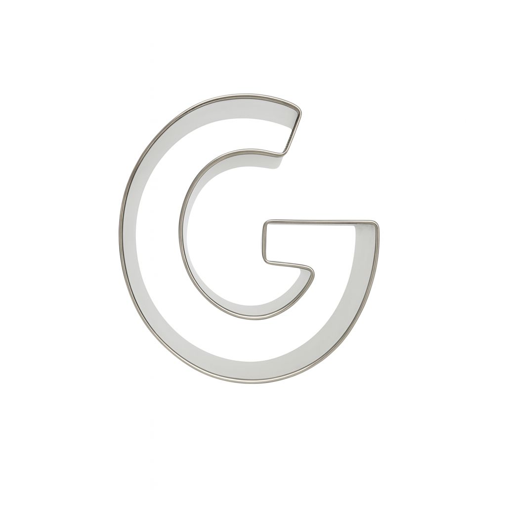 Letter G Tin Cookie Cutter 3 in B0107