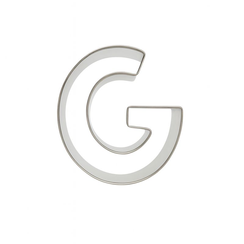 Letter G Tin Cookie Cutter 3 in B0107 Letter G Tin Cookie Cutter 3 in B0107