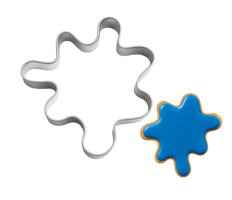 Paint Splatter Cookie Cutter 2.5 in B2015 Paint Splatter Cookie Cutter 2.5 in B2015