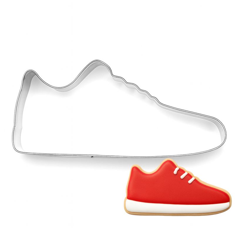 Sneaker Baby Shoe Tin Cookie Cutter 4 in B2018 Sneaker Baby Shoe Tin Cookie Cutter 4 in B2018