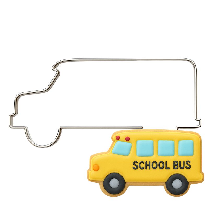 Bus Cookie Cutter 4.5 in B2017