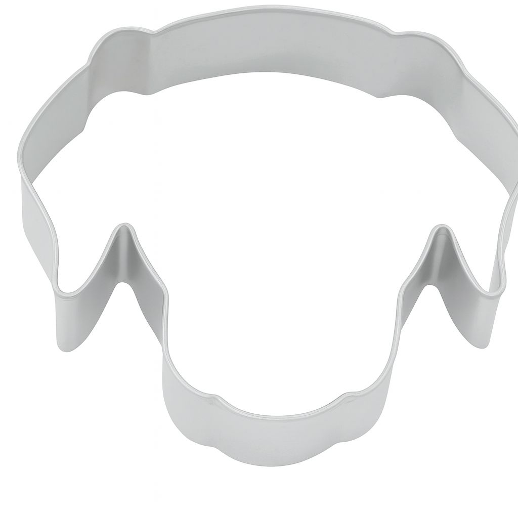 Dog Face Tin Cookie Cutter 3.5 in B0864