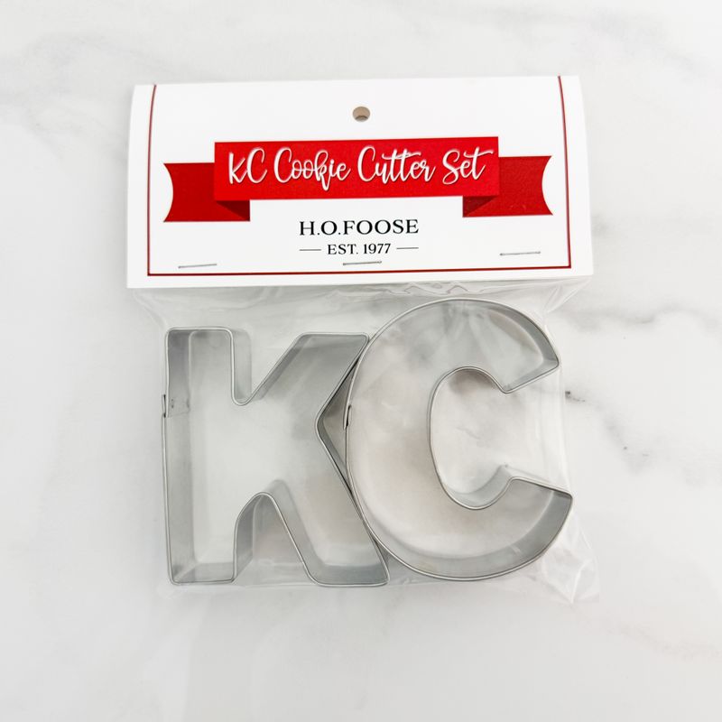 Letters KC Cookie Cutter 2 Pc Set HS0451