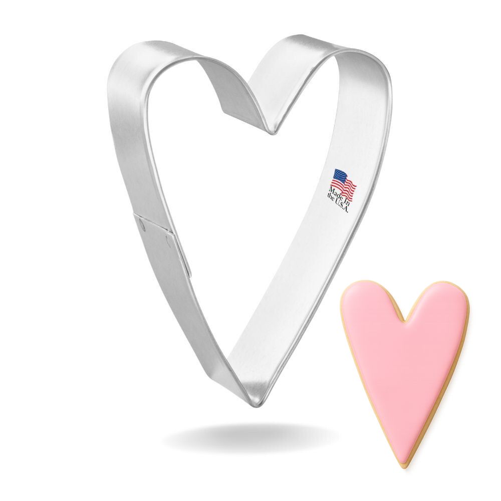 Heart Primitive Cookie Cutter 3 in B1301