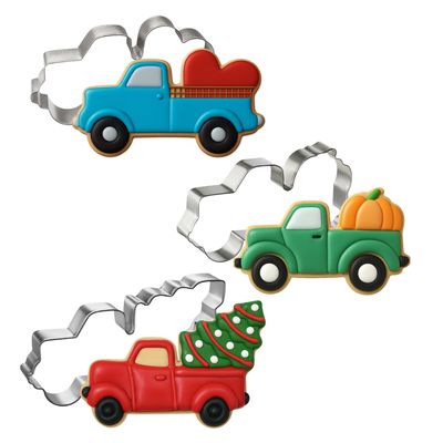 Holiday Truck Cookie Cutter Set 3 Pc HS0521 Holiday Truck Cookie Cutter Set 3 Pc HS0521