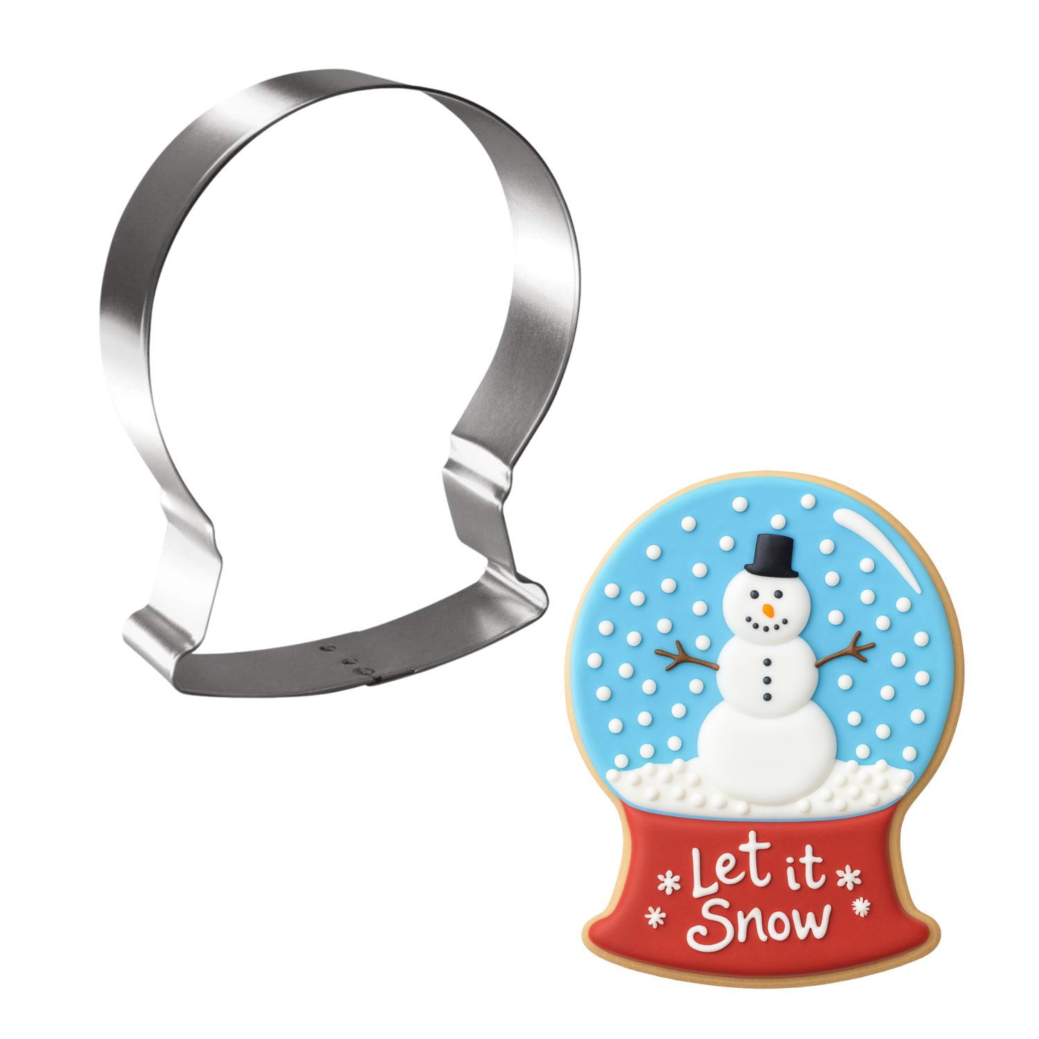 Snowglobe - Gum Ball Machine - Ferris Wheel - PYO - Cookie Cutter 4.75 in B1630