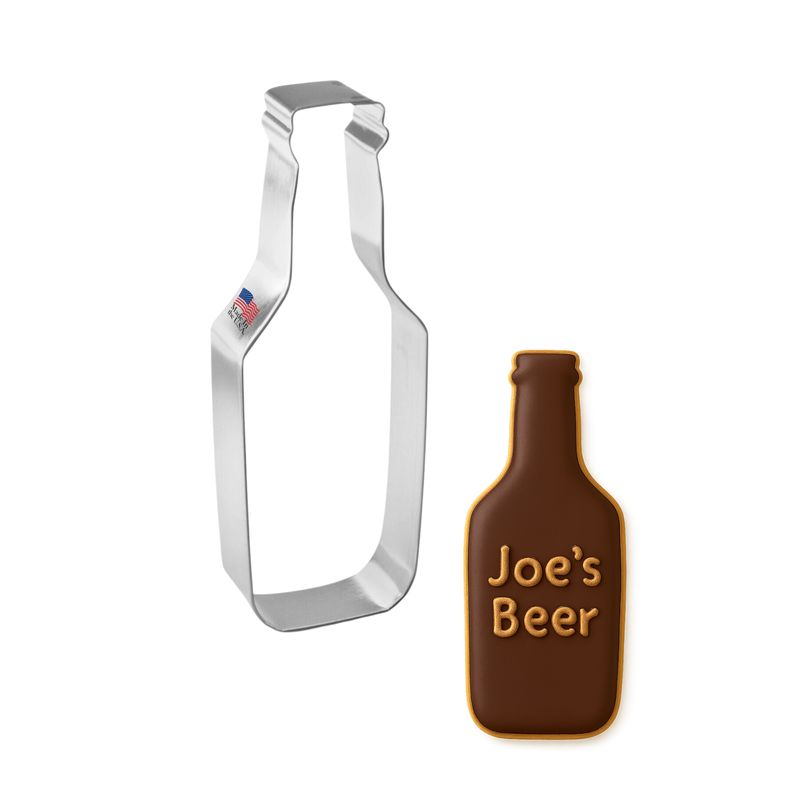 Soda or Beer Bottle Cookie Cutter 6 in B1718