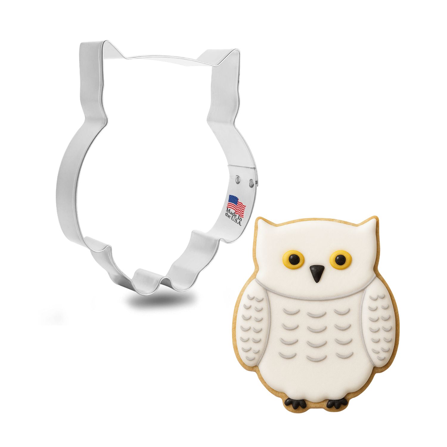 Chubby Owl Cookie Cutter 4 in B1611