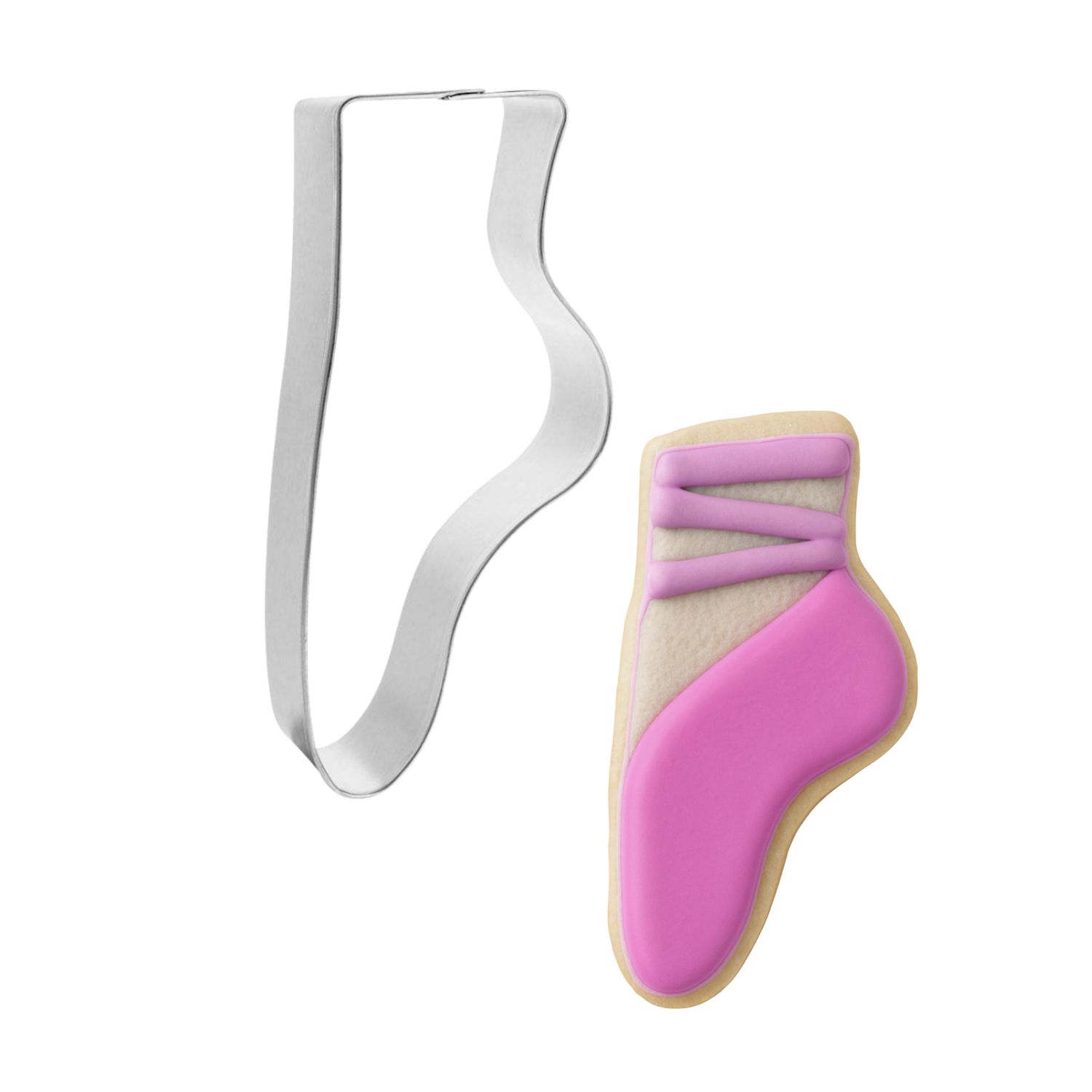 Ballet Slipper Cookie Cutter 4.5 in B1617