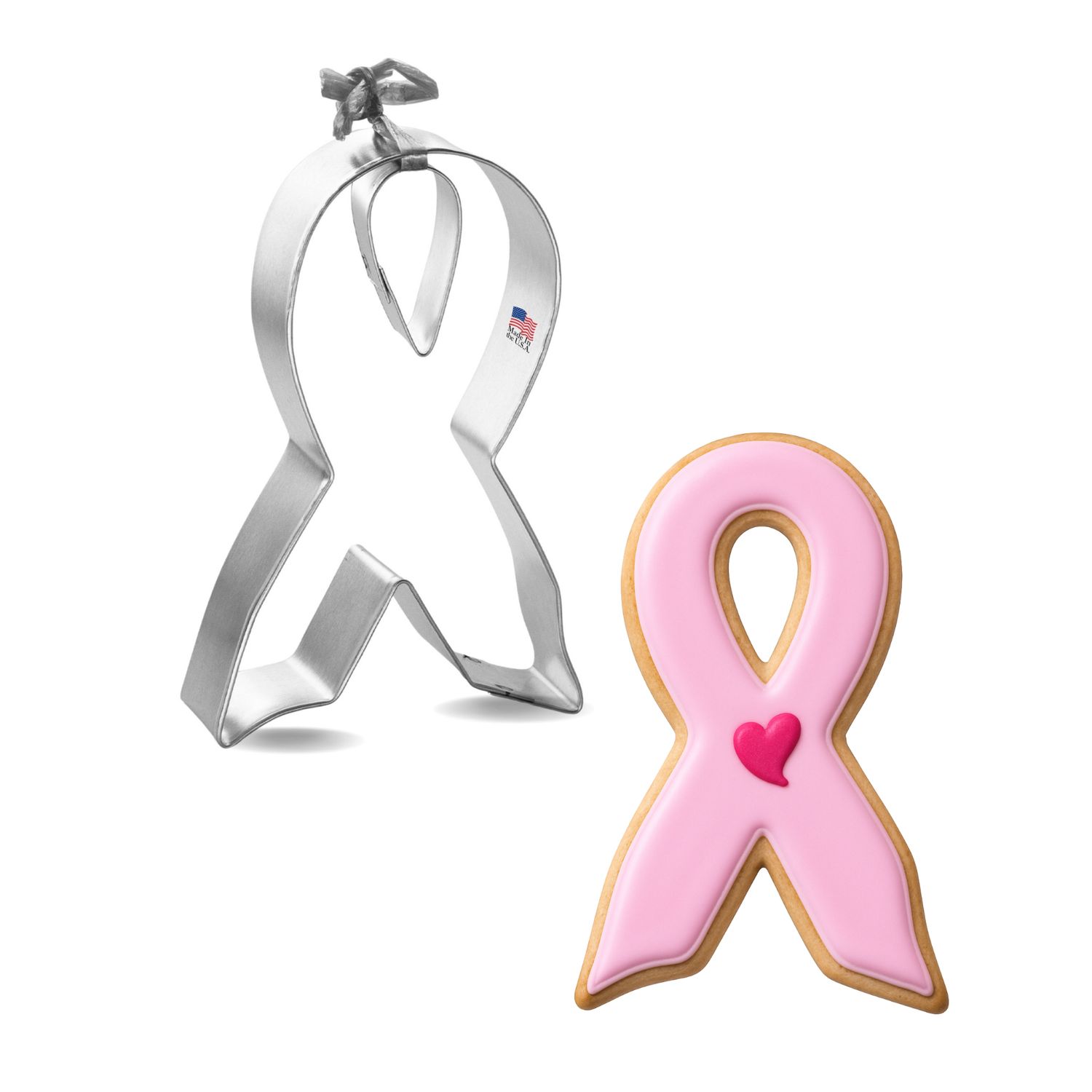 Awareness Ribbon Cookie Cutter 4 in B1441