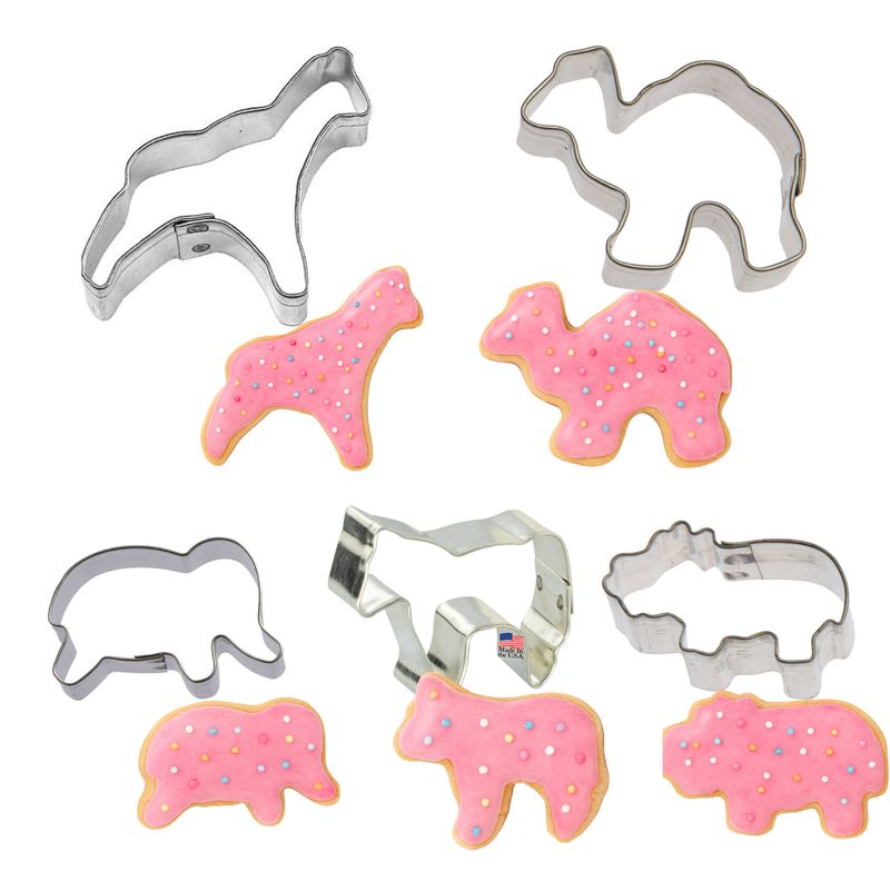 Mini Circus Animal Cookie Cutter 5 Piece Set HS0602