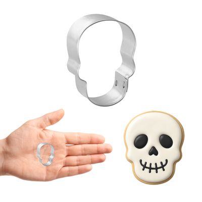 Mini Skull Cookie Cutter 1.75 in M203