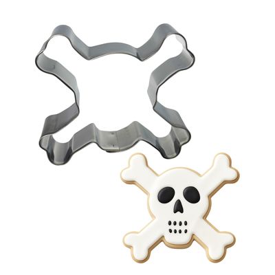 Skull & Crossbones Cookie Cutter 4 in B1278
