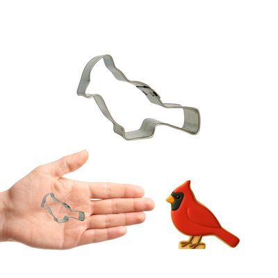 Mini Cardinal Cookie Cutter 2 in M10