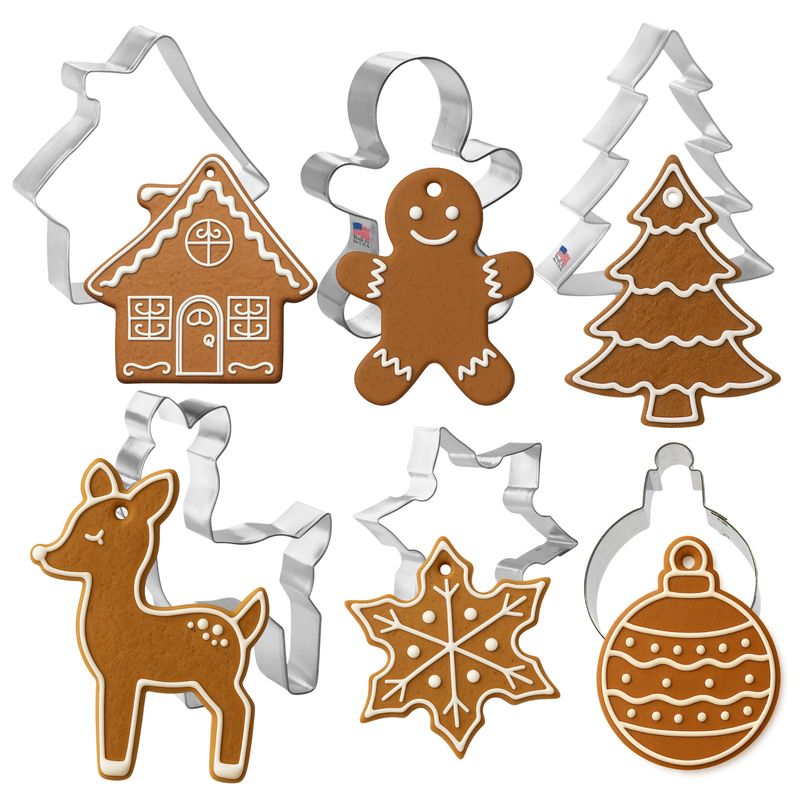 Ornament Craft Cookie Cutter 6 Pc Set HS0599 Ornament Craft Cookie Cutter 6 Pc Set HS0599