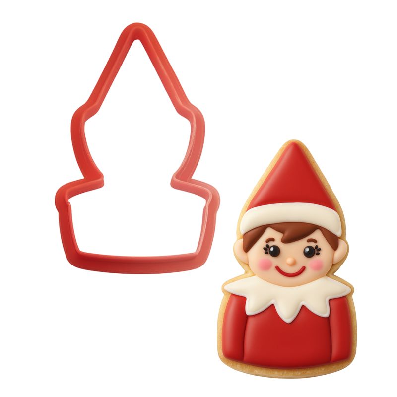 Cute Elf Cookie Cutter 4.25 in PC0368