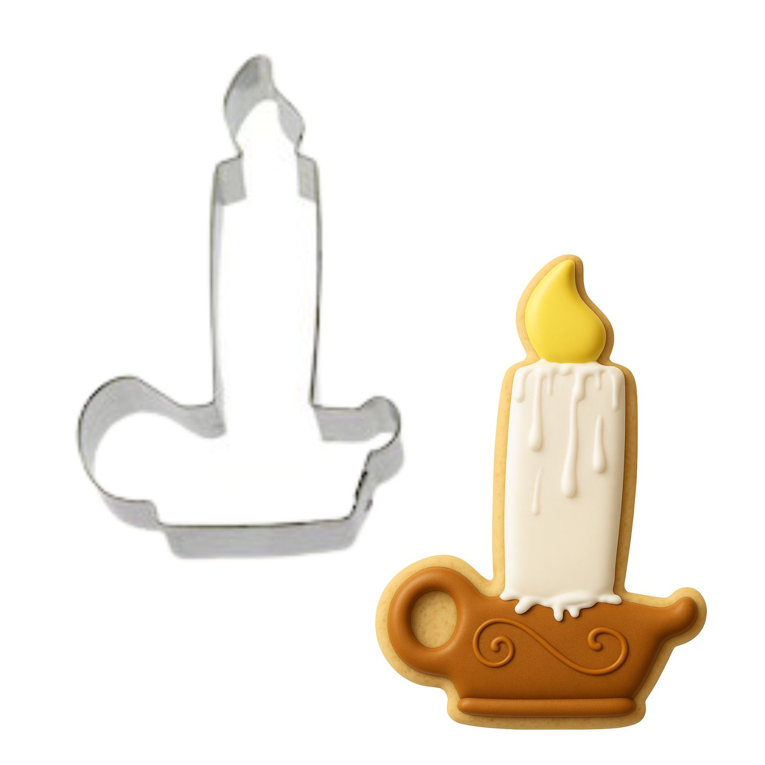 Candle Cookie Cutter 4.5 in B1489