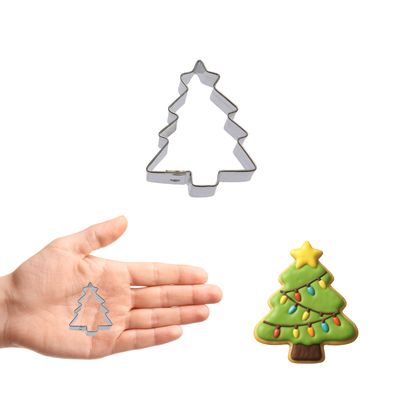 Mini Christmas Tree Cookie Cutter 1.6 in M9 Mini Christmas Tree Cookie Cutter 1.6 in M9