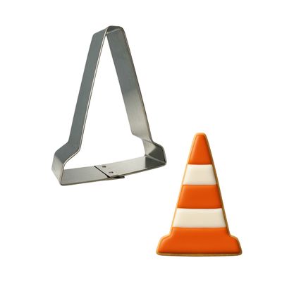 Traffic Cone Cookie Cutter 3.5 in B1634