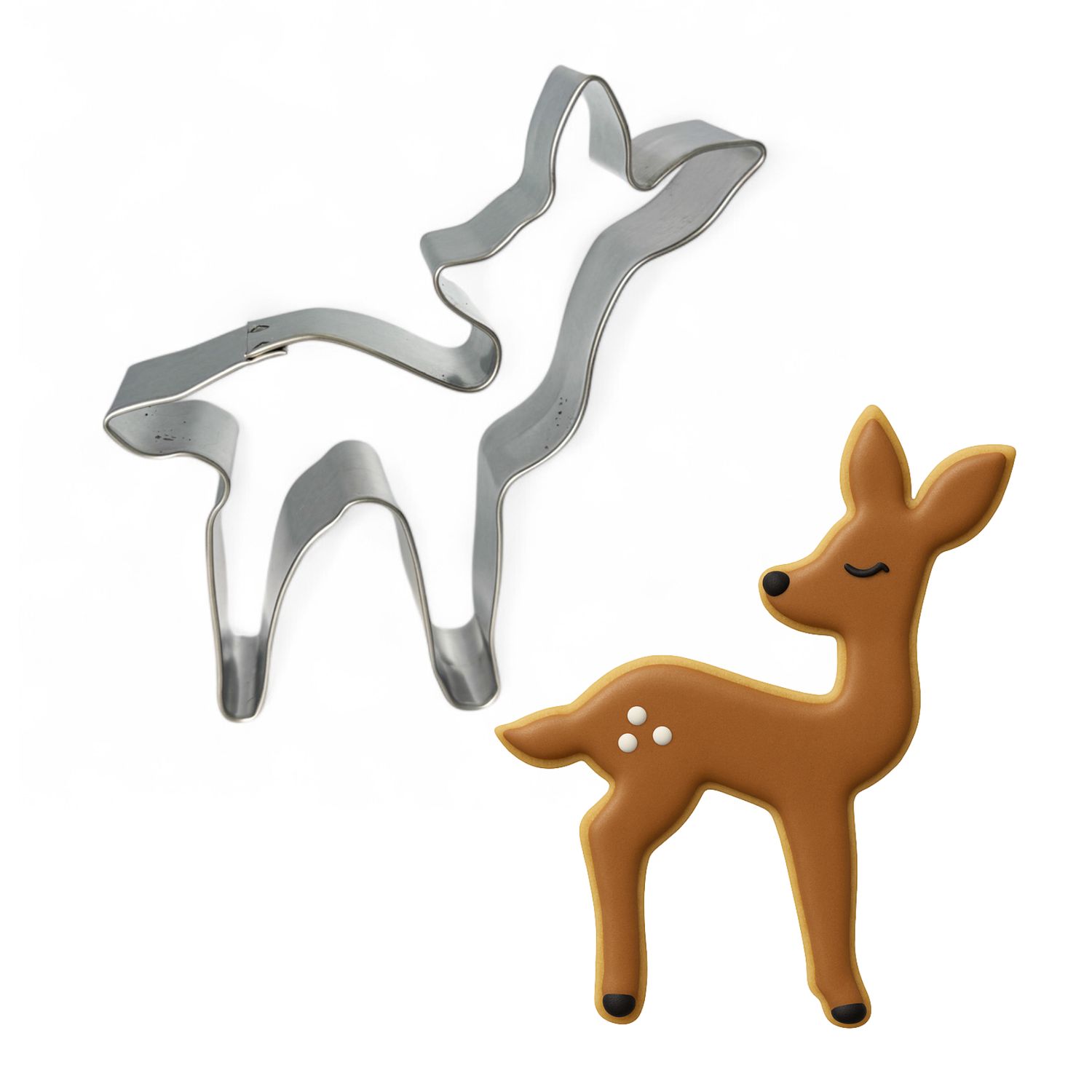 Realistic deer Cookie Cutter 4.5 in B2046