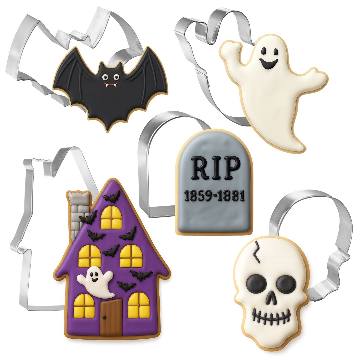 Haunted House Cookie Cutter Set 5 Piece HS0519