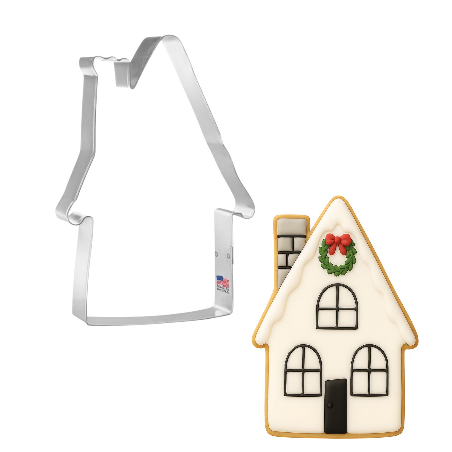 Gingerbread House Cookie Cutter 6.75 in B1425