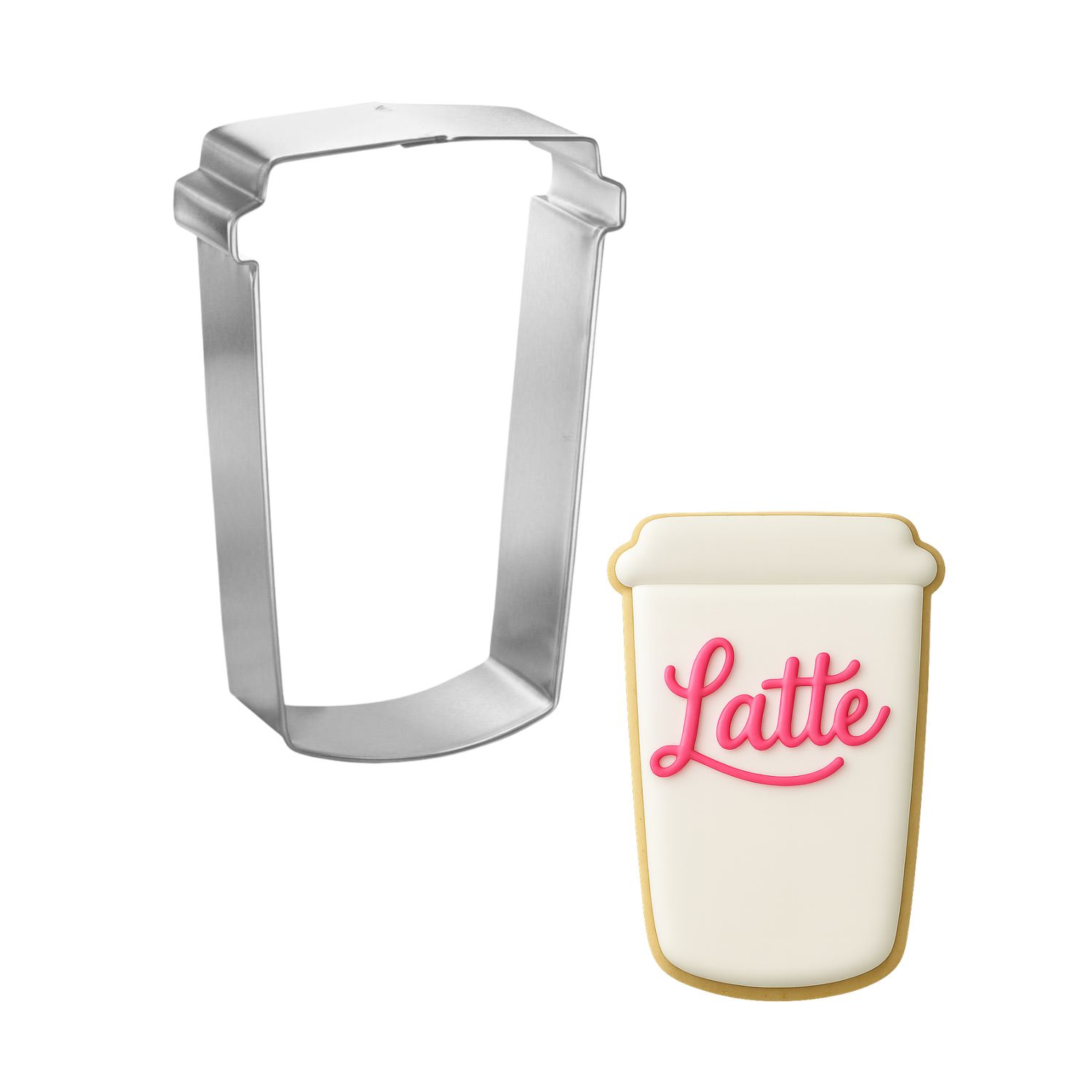 Soda Fountain Coffee Cup Cookie Cutter 4 in B1134