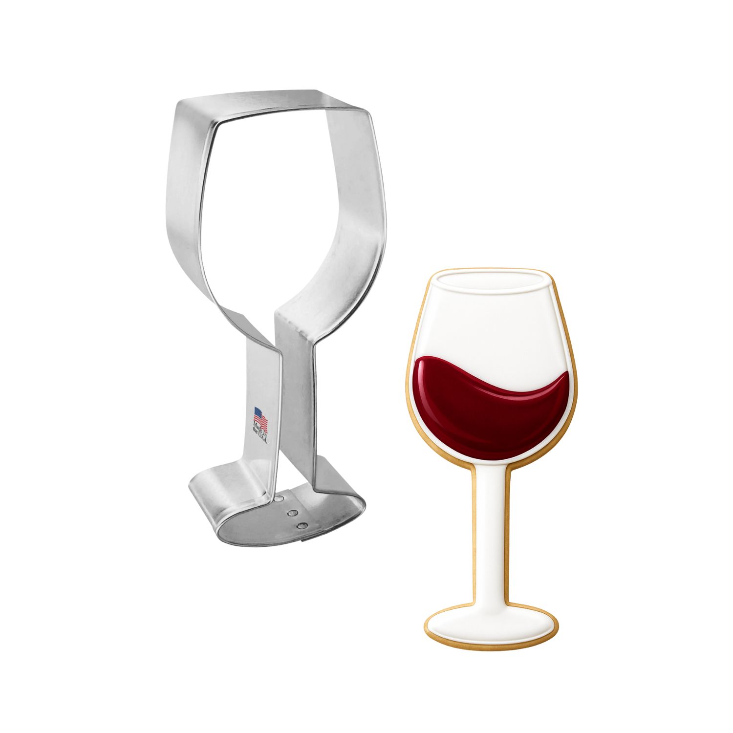 Wineglass Cookie Cutter 4 in B1300