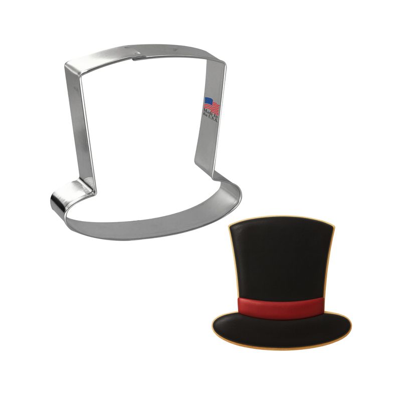 Top Hat Cookie Cutter 3.5 Top Hat Cookie Cutter 3.5" B1031