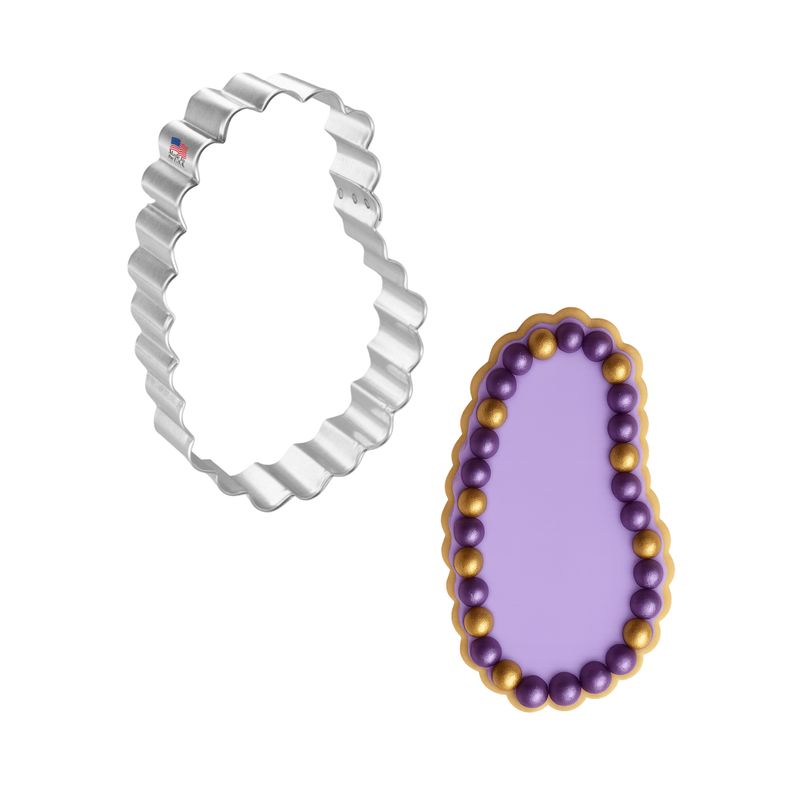 Mardi Gras Beads, Necklace, Hawaiian Lei Cookie Cutter 4 in B1678 Mardi Gras Beads, Necklace, Hawaiian Lei Cookie Cutter 4 in B1678