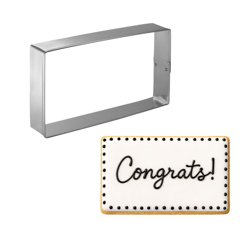 Rectangle Cookie Cutter 3" x 5" B0717
