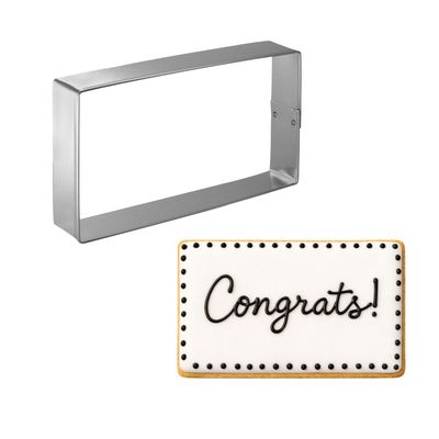 Rectangle Cookie Cutter 3" x 5" B0717