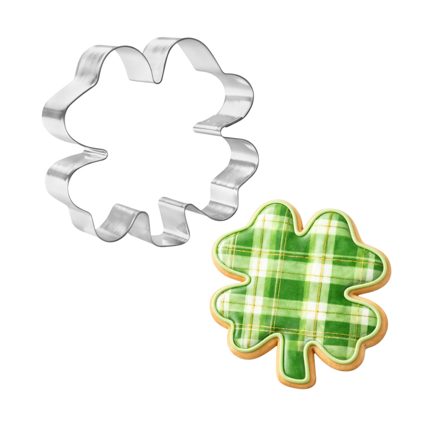 Big Four Leaf Clover Cookie Cutter 3.75 in B1619