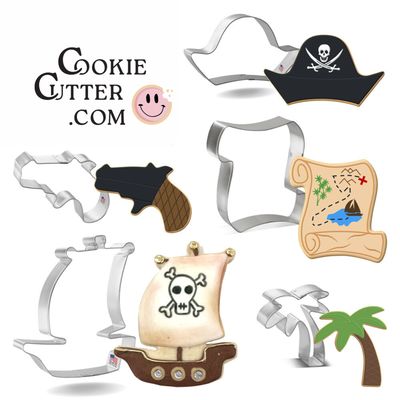 Pirate Cookie Cutter Set 5 Pc HS0511