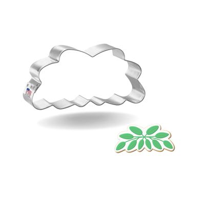 Floral Eucalyptus Leaf Cookie Cutter 4 in B1279