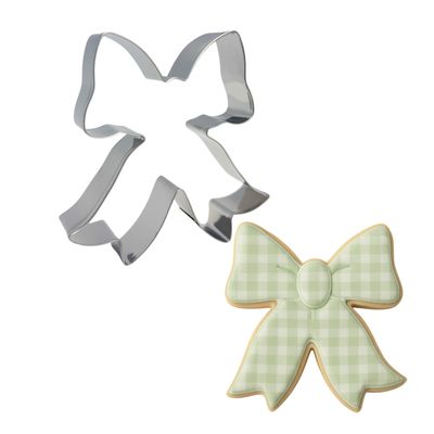 Ribbon Bow Cookie Cutter 3.5 in B1147X Ribbon Bow Cookie Cutter 3.5 in B1147X