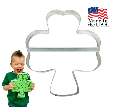 Extra large shamrock cookie cutter