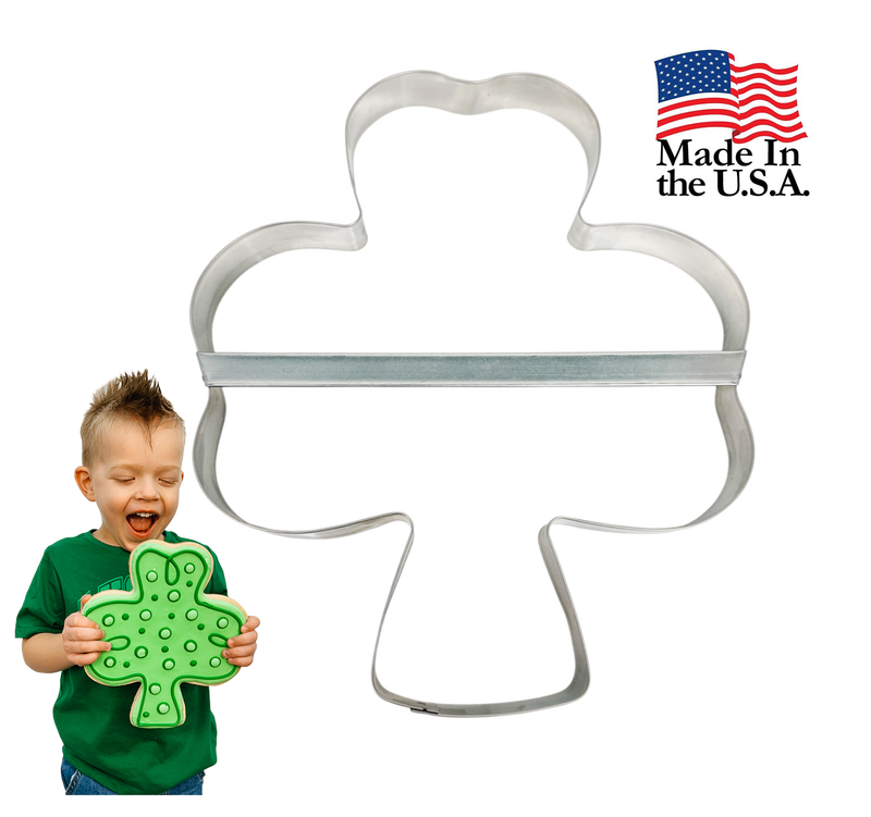 Extra large shamrock cookie cutter