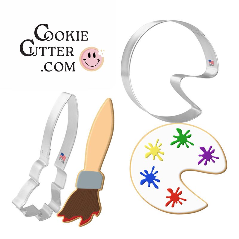 Love To Paint -  Artist Cookie Cutter 2 Pc Set HS0427