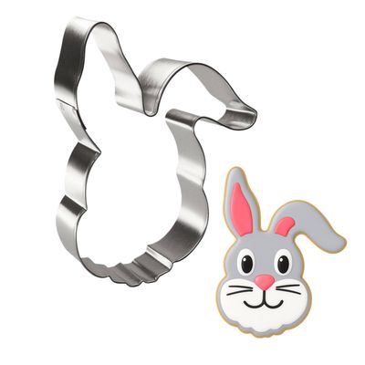Bunny Rabbit Floppy Eared Cookie Cutter 4 in B1404