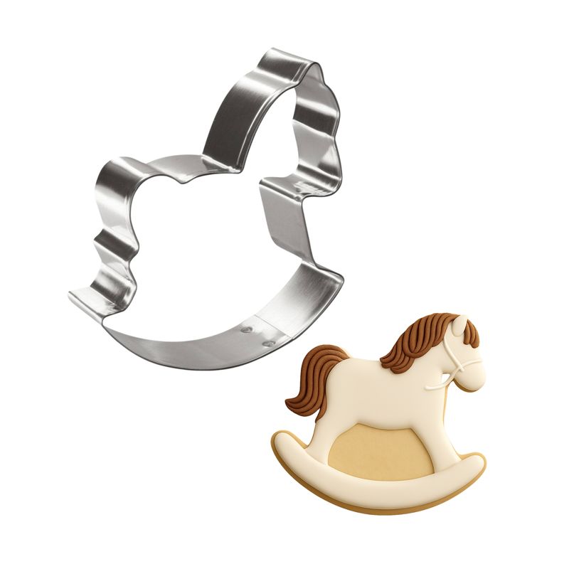 Rocking Horse Cookie Cutter 4 in B900